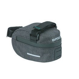 Torebka podsiodłowa BASIL DISCOVERY 365D FRAME BAG S 0.5L, mocowanie na paski, wodoodporna black melee (NEW)