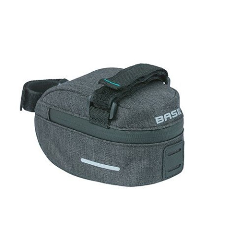 Torebka podsiodłowa BASIL DISCOVERY 365D FRAME BAG S 0.5L, mocowanie na paski, wodoodporna black melee (NEW) Torebka podsiodłowa BASIL DISCOVERY 365D FRAME BAG S 0.5L, mocowanie na paski, wodoodporna black melee (NEW)