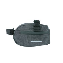 Torebka podsiodłowa BASIL DISCOVERY 365D FRAME BAG S 0.5L, mocowanie na paski, wodoodporna black melee (NEW)