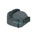 Torebka podsiodłowa BASIL DISCOVERY 365D FRAME BAG S 0.5L, mocowanie na paski, wodoodporna black melee (NEW)