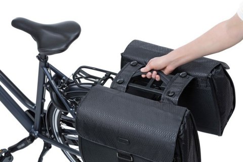 Uchwyt do skaw podwójnych BASIL ADDITIONAL HANDLE komp. z Universal Bridge System, materiał czarny black (NEW) Uchwyt do skaw podwójnych BASIL ADDITIONAL HANDLE komp. z Universal Bridge System, materiał czarny black (NEW)