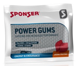 Gumy energetyczne SPONSER POWER GUMS mix owoców paczka 75g (NEW).
