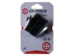 Klocki hamulcowe CLARKS CP240 dla Shimano/Campagnolo, 52mm, Obudowa aluminiowa, Warunki Suche, Szosa, Czarne + 2x dodatkowe wkła