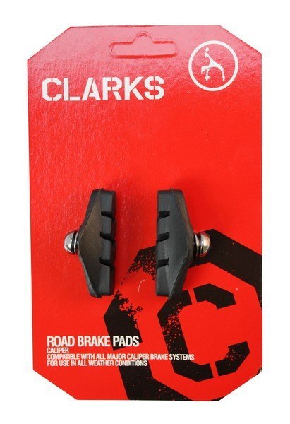 Klocki hamulcowe CLARKS CP250 dla Shimano/Campagnolo, 50mm, Warunki Suche, Szosa, Czarne Klocki hamulcowe CLARKS CP250 dla Shimano/Campagnolo, 50mm, Warunki Suche, Szosa, Czarne