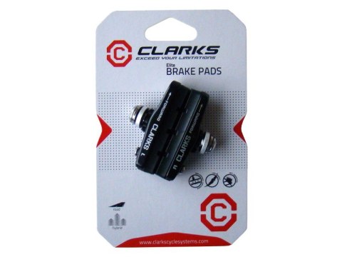 Klocki hamulcowe CLARKS CPS459 dla Campagnolo/Shimano 105SC, Ultegra, Dura-Ace, 55mm, Warunki Suche, Szosa, Czarne Klocki hamulcowe CLARKS CPS459 dla Campagnolo/Shimano 105SC, Ultegra, Dura-Ace, 55mm, Warunki Suche, Szosa, Czarne