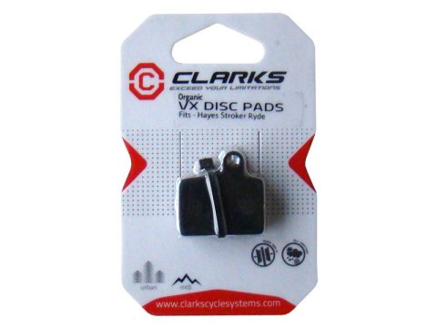 Klocki hamulcowe CLARKS dla HAYES (Hayes Stroker Ryde - Dyno), Organiczne Klocki hamulcowe CLARKS dla HAYES (Hayes Stroker Ryde - Dyno), Organiczne
