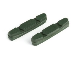 Okładziny hamulcowe CLARKS CP231 dla Shimano/Campagnolo, 52mm, Do obręczy ceramicznych, Szosa, Zielone (DWZ)