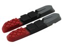 Okładziny hamulcowe CLARKS CPS501, 72mm, Warunki Suche i Mokre, MTB, V-brake, Czerwono-czarno-szare