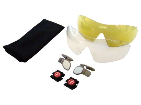 Okulary LAZER MAGNETO Crystal Red (Smoke-Black Red REVO, Yellow-Blue Mirror, Clear) (WYPRZEDAŻ -60%) Okulary LAZER MAGNETO Crystal Red (Smoke-Black Red REVO, Yellow-Blue Mirror, Clear) (WYPRZEDAŻ -60%)