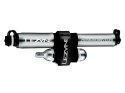 Pompka ręczna LEZYNE PRESSURE DRIVE CFH HP 120psi metalowy przewód CO2 + 1x nabój gazowy 16g grafitowa (WYPRZEDAŻ -50%)