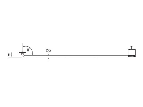 Szprychy CNSPOKE MAC14 2.0-2.0-2.0 stal nierdzewna 256mm srebrne 72szt Szprychy CNSPOKE MAC14 2.0-2.0-2.0 stal nierdzewna 256mm srebrne 72szt
