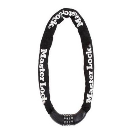 Zapięcie rowerowe MASTERLOCK QUANTUM 8392 ŁAŃCUCH 8mm 40mm 90cm SZYFR czarne (NEW) Zapięcie rowerowe MASTERLOCK QUANTUM 8392 ŁAŃCUCH 8mm 40mm 90cm SZYFR czarne (NEW)