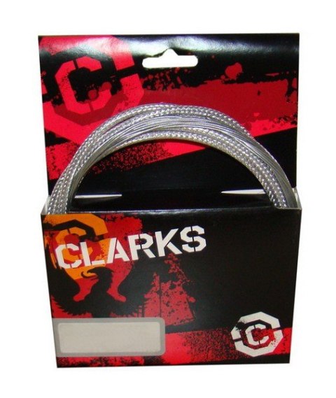Zestaw hamulcowy CLARK'S PRE LUBE CARBON Mtb pancerz srebrny karbon (DWZ) Zestaw hamulcowy CLARK'S PRE LUBE CARBON Mtb pancerz srebrny karbon (DWZ)