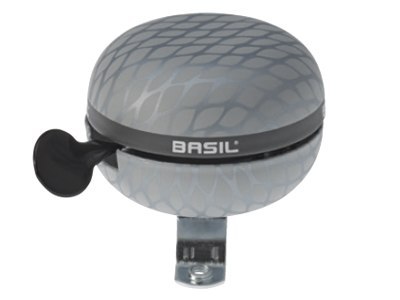 Dzwonek rowerowy BASIL NOIR BELL 60mm, silver metallic (DWZ) Dzwonek rowerowy BASIL NOIR BELL 60mm, silver metallic (DWZ)