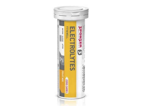 Elektrolity SPONSER ELECTROLYTES TABS Fruitmix tabletki (pudełko 12szt x 10 tabletek) (NEW). Elektrolity SPONSER ELECTROLYTES TABS Fruitmix tabletki (pudełko 12szt x 10 tabletek) (NEW).