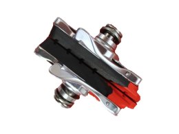 Klocki hamulcowe CLARKS CPS472C dla Shimano/Campagnolo/Avid/Tektro, 50 mm, Warunki Suche i Mokre, Szosa, Obudowa CNC srebrna (DW