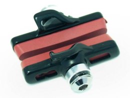 Klocki hamulcowe CLARKS CPS474-CARB dla Campagnolo, 55mm, Szosa, Do obręczy karbonowych, Czerwone (DWZ)