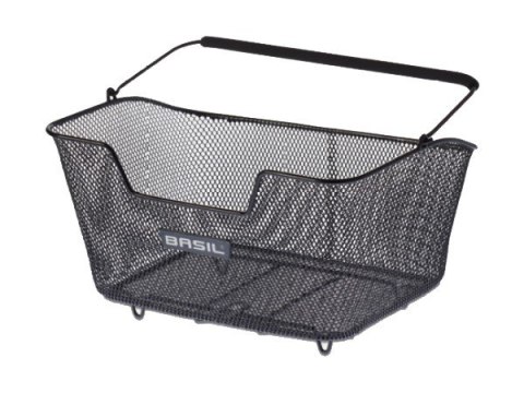 Kosz na tylny bagażnik BASIL BASE M + haczyki mocujące, roz. M, stalowy czarny (NEW) Kosz na tylny bagażnik BASIL BASE M + haczyki mocujące, roz. M, stalowy czarny (NEW)