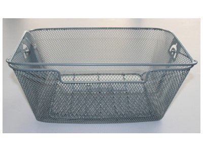 Kosz na tylny bagażnik BASIL BASKET-4 + haczyki mocujące Bottom hooks, stalowy srebrny (DWZ) Kosz na tylny bagażnik BASIL BASKET-4 + haczyki mocujące Bottom hooks, stalowy srebrny (DWZ)