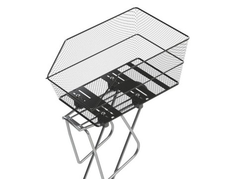 Kosz na tylny bagażnik BASIL CENTO S WSL, WSL System, stalowy czarny (NEW) Kosz na tylny bagażnik BASIL CENTO S WSL, WSL System, stalowy czarny (NEW)
