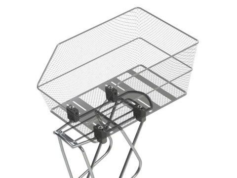 Kosz na tylny bagażnik BASIL CENTO S WSL, WSL System, stalowy czarny (NEW) Kosz na tylny bagażnik BASIL CENTO S WSL, WSL System, stalowy czarny (NEW)