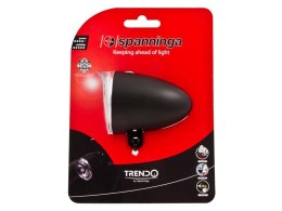 Lampka przednia SPANNINGA TRENDO XDO 10luxów/50 lumenów pod dynamo czarna (NEW)
