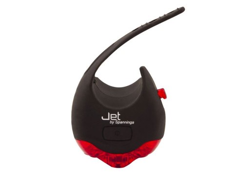 Lampka tylna SPANNINGA JET XB 20 lumenów usb czarna (DWZ) Lampka tylna SPANNINGA JET XB 20 lumenów usb czarna (DWZ)