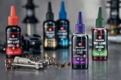 Olej do łańcucha WELDTITE ALL-WEATHER LUBE 100ml (warunki suche i mokre) (NEW) Olej do łańcucha WELDTITE ALL-WEATHER LUBE 100ml (warunki suche i mokre) (NEW)