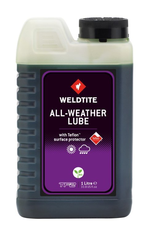 Olej do łańcucha WELDTITE ALL-WEATHER LUBE WITH TEFLON™ 1L (warunki suche i mokre) (NEW) Olej do łańcucha WELDTITE ALL-WEATHER LUBE WITH TEFLON™ 1L (warunki suche i mokre) (NEW)