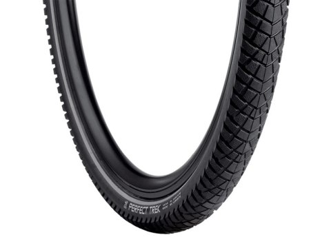 Opona trekking VREDESTEIN Perfect Trek, 26"x1.60 (42-559), Drut, Wkładka antyprzebiciowa, Czarna + Refleks (NEW). Opona trekking VREDESTEIN Perfect Trek, 26"x1.60 (42-559), Drut, Wkładka antyprzebiciowa, Czarna + Refleks (NEW).