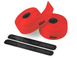 Owijka na kierownicę SELLE ITALIA SMOOTAPE Gran Fondo, 2,5mm, Pianka EVA-Żel, Czerwona (WYPRZEDAŻ -50%)