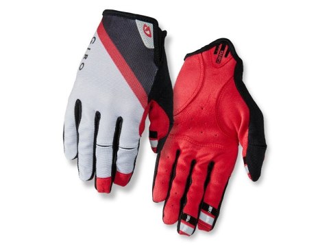Rękawiczki męskie GIRO DND długi palec grey dark red black roz. S (obwód dłoni 178-203 mm / dł. dłoni 175-180 mm) Rękawiczki męskie GIRO DND długi palec grey dark red black roz. S (obwód dłoni 178-203 mm / dł. dłoni 175-180 mm)