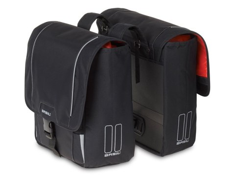 Sakwa miejska podwójna BASIL SPORT DESIGN DOUBLE PANNIER BAG 32L, Universal Bridge System, czarna (NEW) Sakwa miejska podwójna BASIL SPORT DESIGN DOUBLE PANNIER BAG 32L, Universal Bridge System, czarna (NEW)