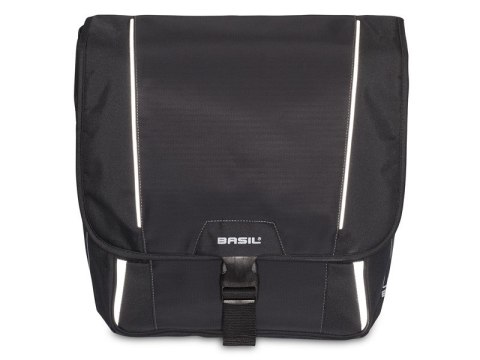 Sakwa miejska podwójna BASIL SPORT DESIGN DOUBLE PANNIER BAG 32L, Universal Bridge System, czarna (NEW) Sakwa miejska podwójna BASIL SPORT DESIGN DOUBLE PANNIER BAG 32L, Universal Bridge System, czarna (NEW)