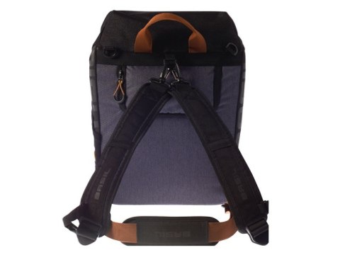 Sakwa miejska pojedyncza BASIL MILES TARPAULIN DAYPACK 17L, Hook On System, 100% wodoodporna black slate (NEW) Sakwa miejska pojedyncza BASIL MILES TARPAULIN DAYPACK 17L, Hook On System, 100% wodoodporna black slate (NEW)