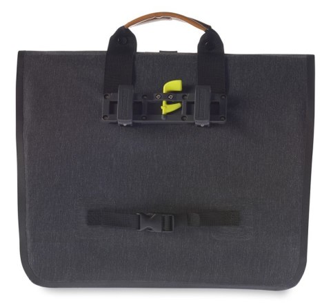 Sakwa miejska pojedyncza BASIL URBAN DRY BUSINESS BAG 20L, Hook On System, 100% wodoodporna charcoal melee (NEW) Sakwa miejska pojedyncza BASIL URBAN DRY BUSINESS BAG 20L, Hook On System, 100% wodoodporna charcoal melee (NEW)