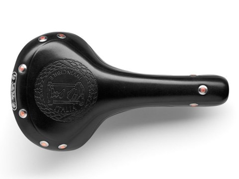 Siodło SELLA ITALIA MITTICA, Skóra, 580g, Czarne (WYPRZEDAŻ 45%)