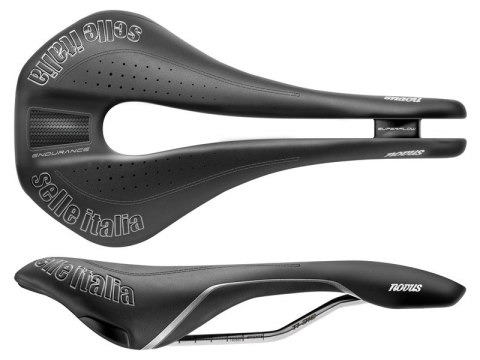 Siodło SELLE ITALIA NOVUS ENDURANCE TI316 SUPERFLOW S (id match S3), Extra Padding, 288g (NEW)