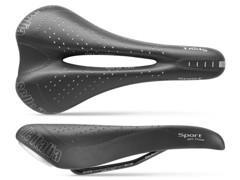 Siodło SELLE ITALIA SPORT GEL FLOW S (id match S2), Fec Alloy Rail, Light Gel, 330g (NEW)