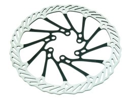 Tarcza hamulcowa CLARKS CL 160mm, Mocowanie IS, Srebrno-czarna