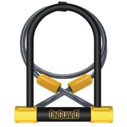 Zapięcie rowerowe ONGUARD Bulldog DT 8012 U-LOCK - 13mm 115mm 230mm - 5 x Klucze z kodem + linka 10mm 120cm (NEW)