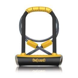 Zapięcie rowerowe ONGUARD PitBull DT 8005 U-LOCK - 14mm 115mm 230mm - 5 x Klucze z kodem + linka 10mm 120cm (NEW)