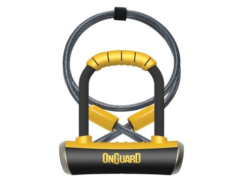 Zapięcie rowerowe ONGUARD PitBull Mini DT 8008 U-LOCK - 14mm 90mm 140mm - 5 x Klucze z kodem + linka 10mm 120cm (NEW) Zapięcie rowerowe ONGUARD PitBull Mini DT 8008 U-LOCK - 14mm 90mm 140mm - 5 x Klucze z kodem + linka 10mm 120cm (NEW)