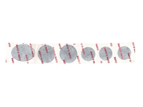 Zestaw łatek ze stożkowym profilem do dętek WELDTITE Cure-C-Cure Cycle Repair Strip (Blister 6x Łatka), Pudełko 50szt. (NEW). Zestaw łatek ze stożkowym profilem do dętek WELDTITE Cure-C-Cure Cycle Repair Strip (Blister 6x Łatka), Pudełko 50szt. (NEW).