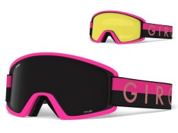 Gogle zimowe GIRO DYLAN BLACK PINK THROWBACK (Szyba lustrzana kolorowa ULTRA BLACK 13% S3 + Szyba kolorowa YELLOW 86% S0) (DWZ)