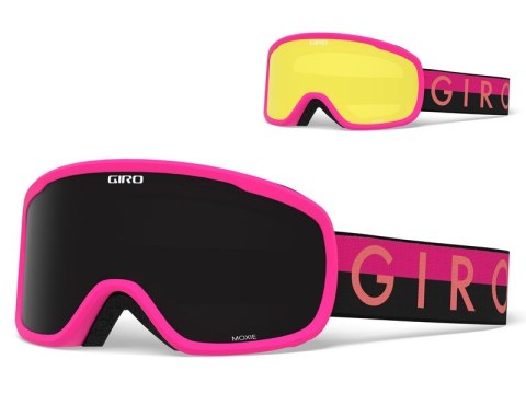 Gogle zimowe GIRO MOXIE PINK THROWBACK (szyba ULTRA BLACK 9% S3 + YELLOW 77% S1) (NEW 2023/2024) Gogle zimowe GIRO MOXIE PINK THROWBACK (szyba ULTRA BLACK 9% S3 + YELLOW 77% S1) (NEW 2023/2024)