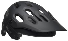 Kask mtb BELL SUPER 3 matte gloss black gray roz. M (55-59 cm)