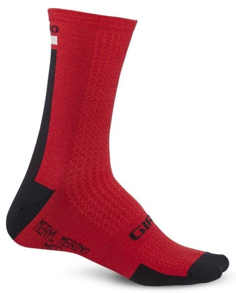 Skarpety GIRO HRC + MERINO WOOL dark red black grey roz. M (40-42) (NEW) Skarpety GIRO HRC + MERINO WOOL dark red black grey roz. M (40-42) (NEW)