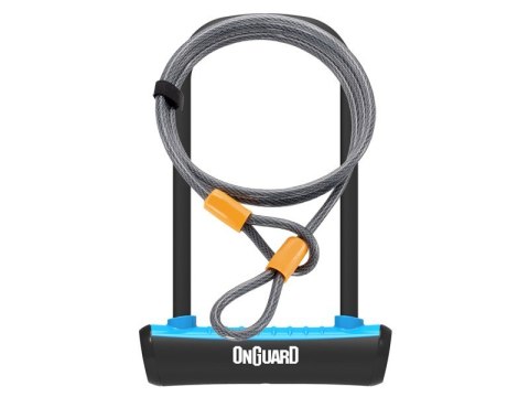 Zapięcie rowerowe ONGUARD NEON 8154BU U-LOCK - 115mm 230mm - uchwyt + 2 x Klucze + linka 10mm 120cm niebieskie Zapięcie rowerowe ONGUARD NEON 8154BU U-LOCK - 115mm 230mm - uchwyt + 2 x Klucze + linka 10mm 120cm niebieskie