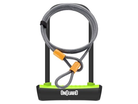 Zapięcie rowerowe ONGUARD NEON 8154GR U-LOCK - 115mm 230mm - uchwyt + 2 x Klucze + linka 10mm 120cm zielone Zapięcie rowerowe ONGUARD NEON 8154GR U-LOCK - 115mm 230mm - uchwyt + 2 x Klucze + linka 10mm 120cm zielone